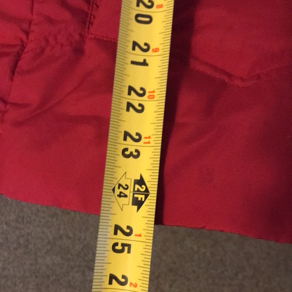 George Red Feather Down Winter Vest - Picture 7 of 7